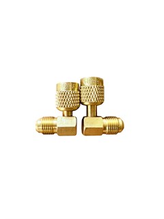 Переходник угловой 90°; 5/16&amp;quot;Mх1/4&amp;quot;F, с R410А на R22, упак. 2 шт. LT-AD78 LT-AD78